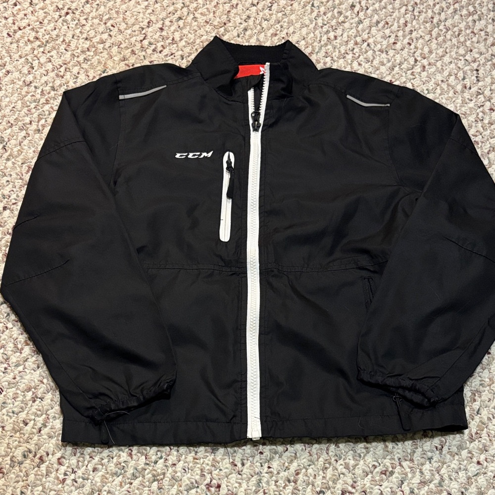 CCM Black Jacket with White Accents